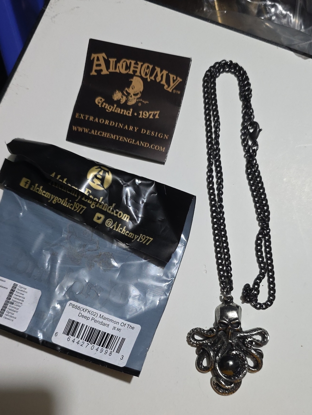Octopus Pendant Necklace